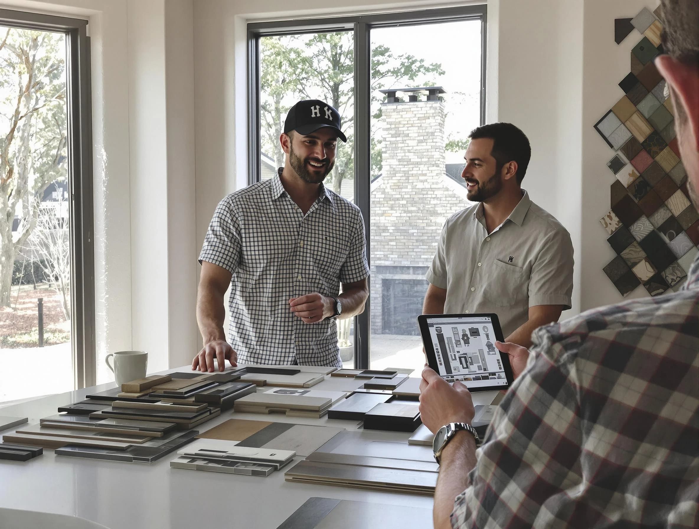 Edgewood Chimney Sweep remodeling a chimney and fireplace in Edgewood, NM