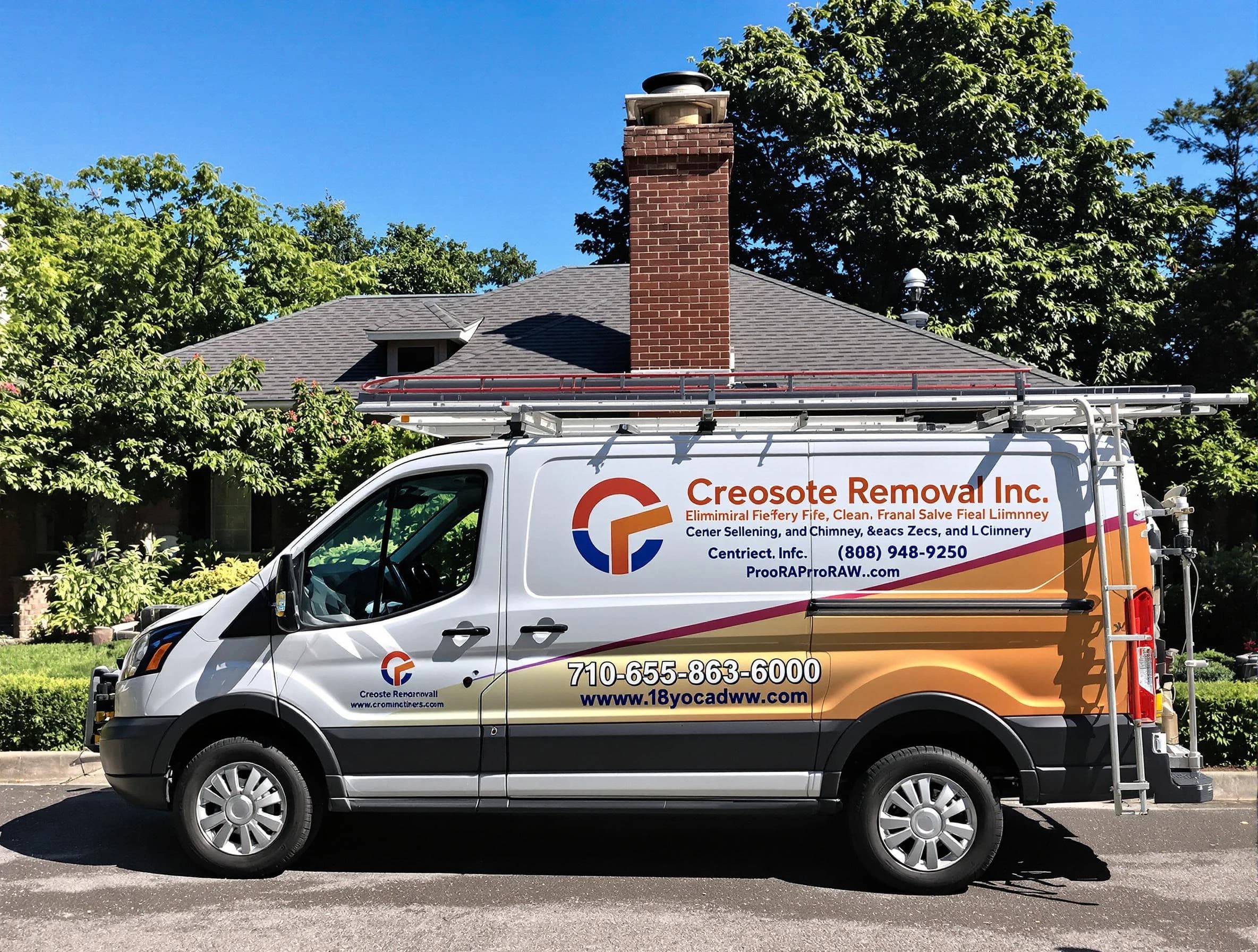 Edgewood Chimney Sweep technician removing creosote safely in Edgewood, NM