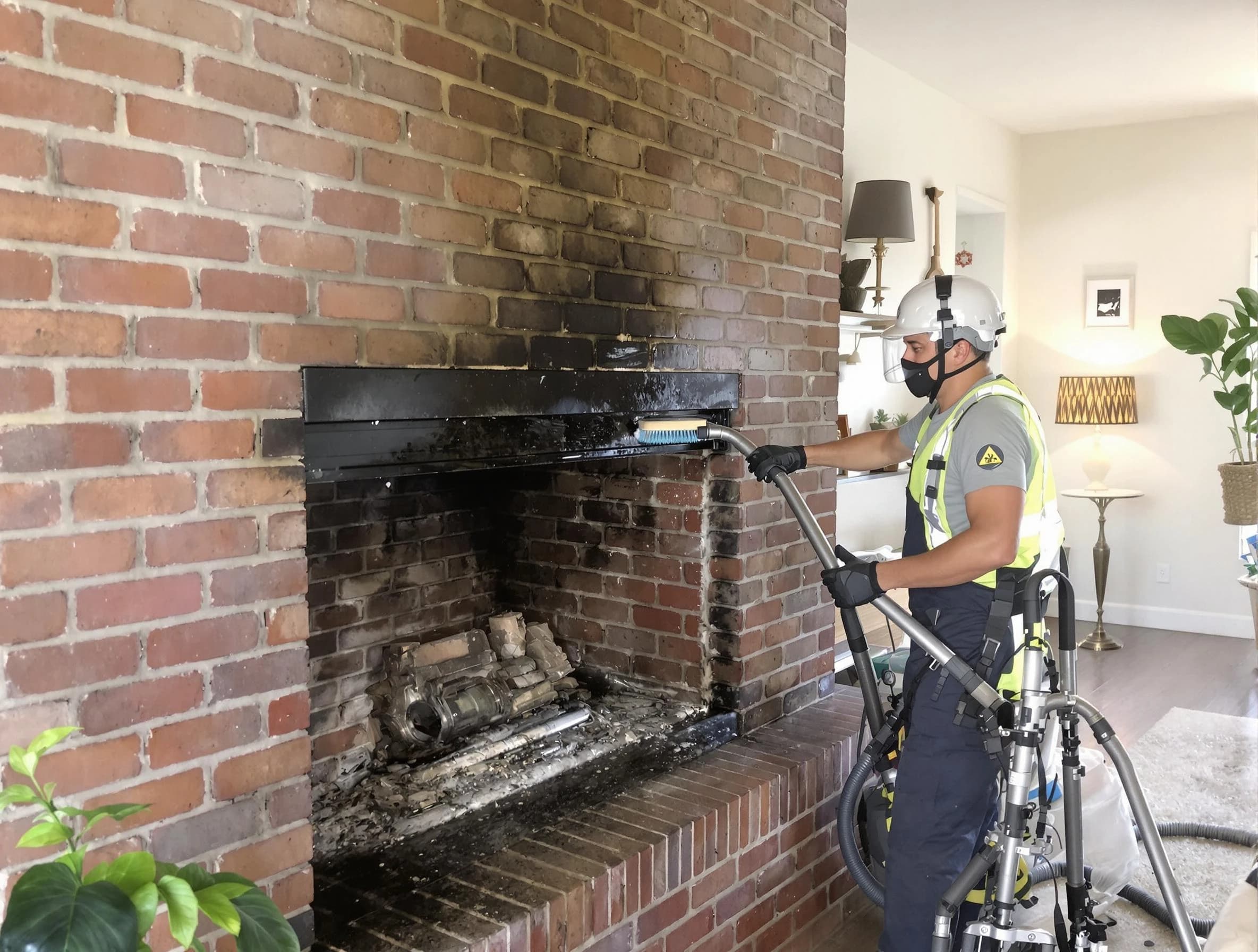 Edgewood Chimney Sweep providing fireplace cleaning services in Edgewood, NM