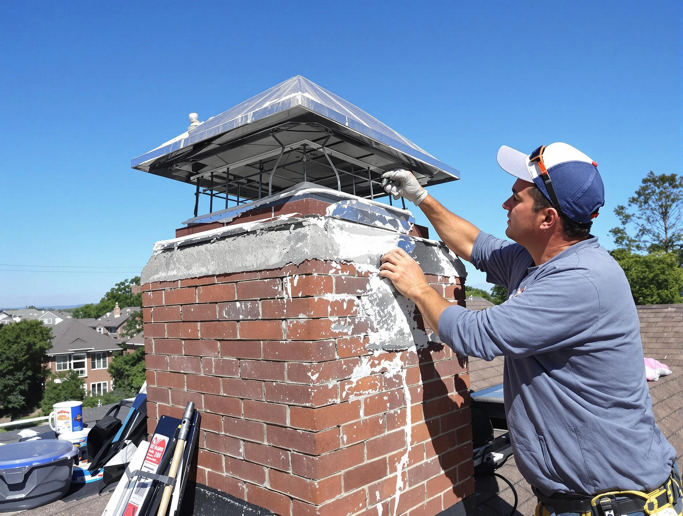 Chimney Crown Services in Edgewood