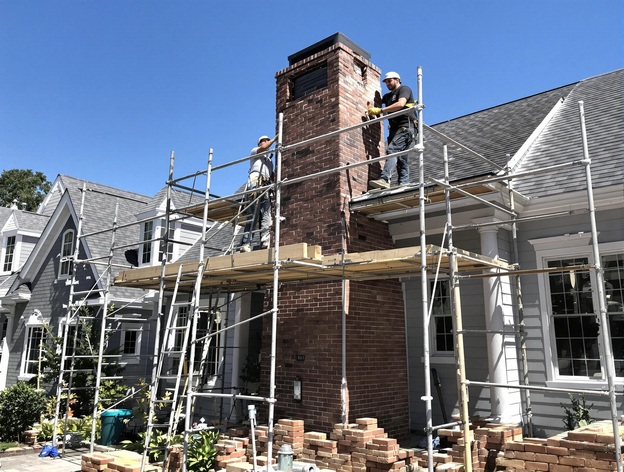 Chimney Rebuilding in Edgewood