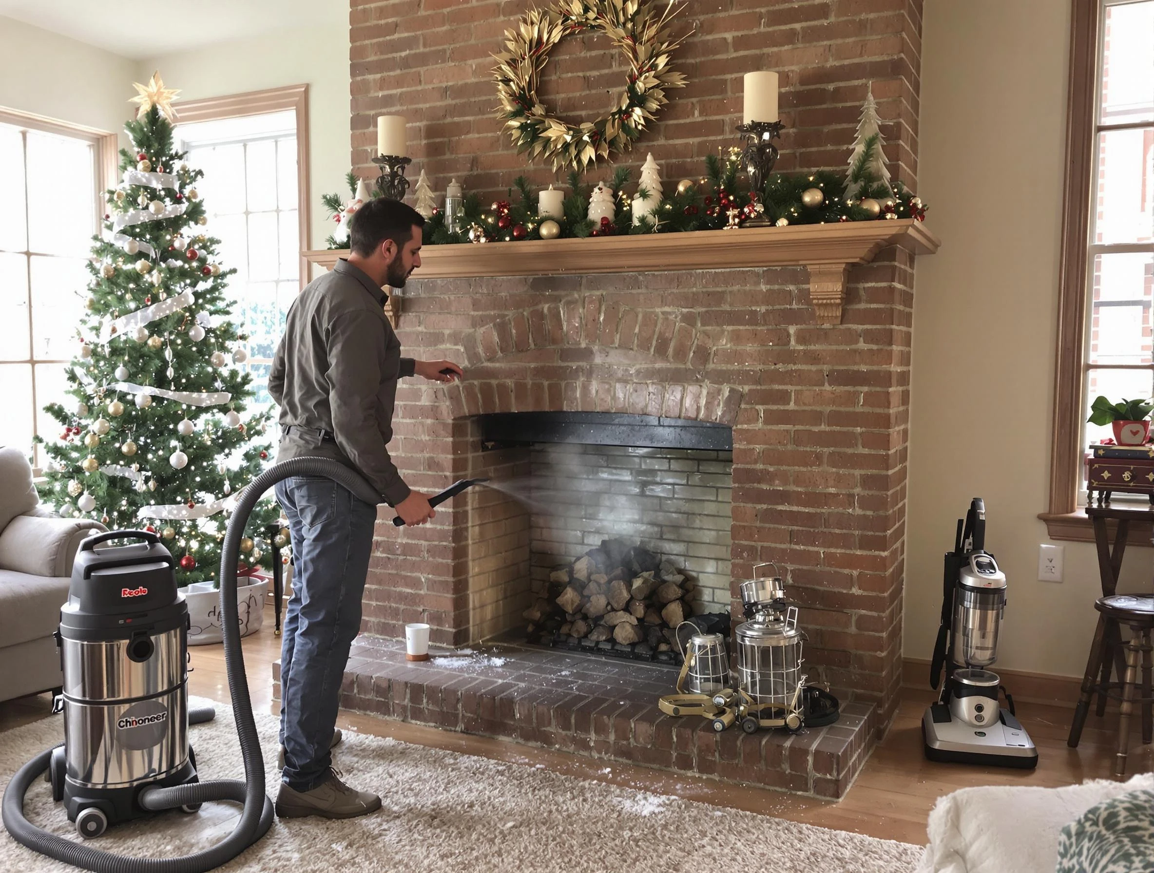 Fireplace Cleaning in Edgewood