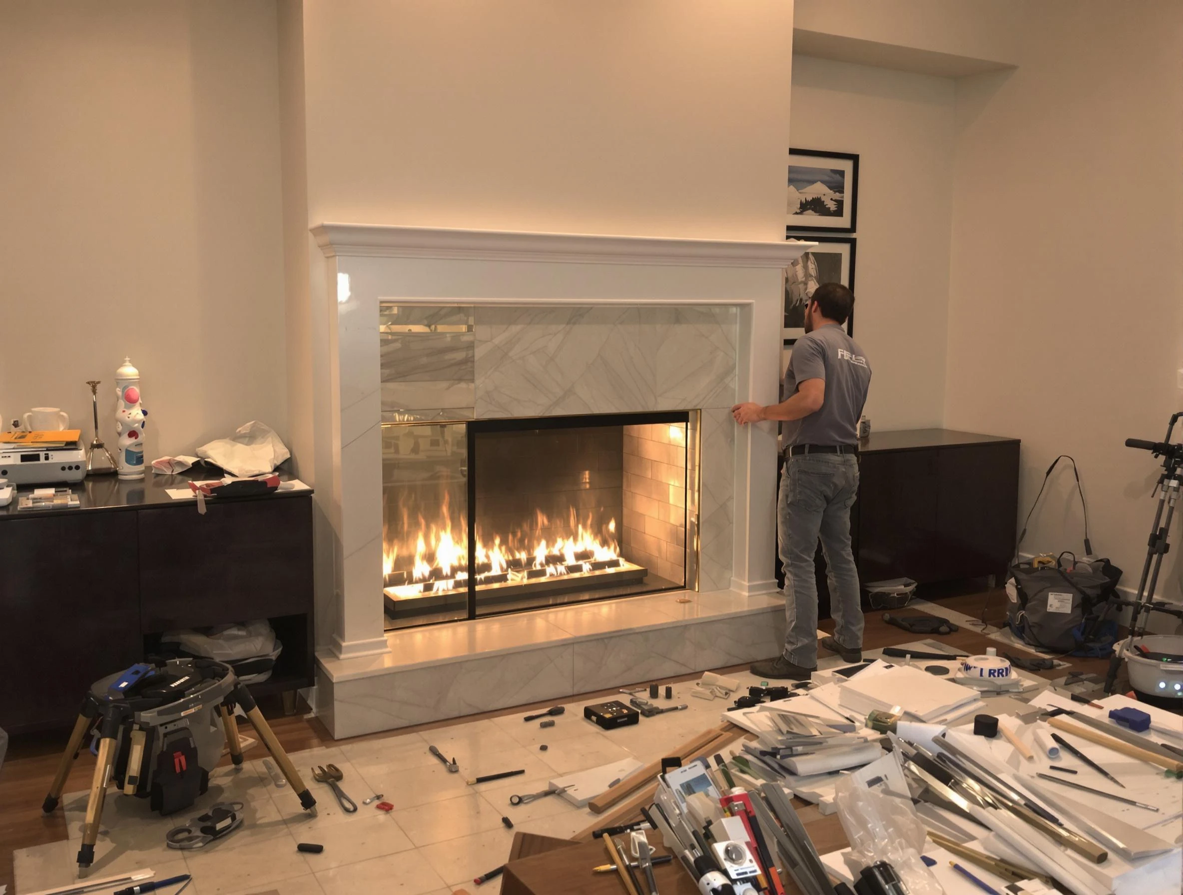 Fireplace Installation in Edgewood