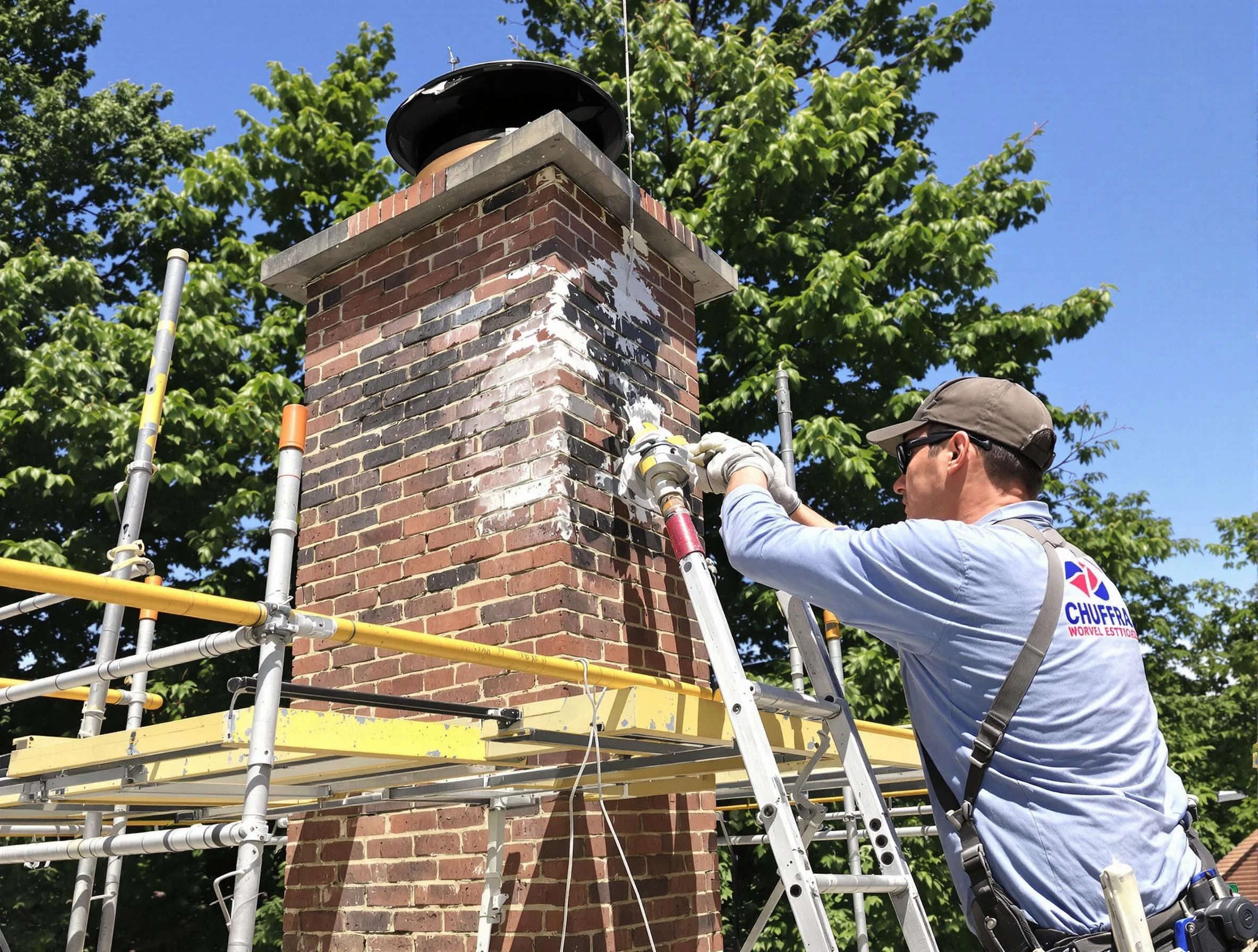 Structural chimney repair by Edgewood Chimney Sweep in Edgewood, NM